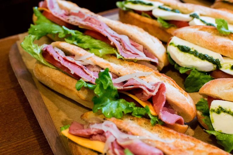 朝からたくさんサンドイッチをご用意しています（2025.06.17）