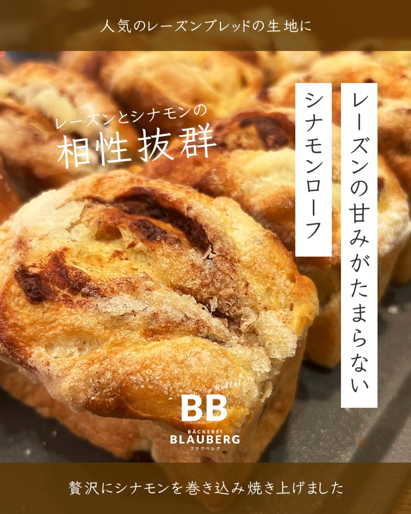 人気のシナモンローフ焼き上がっています(2025.06.18)