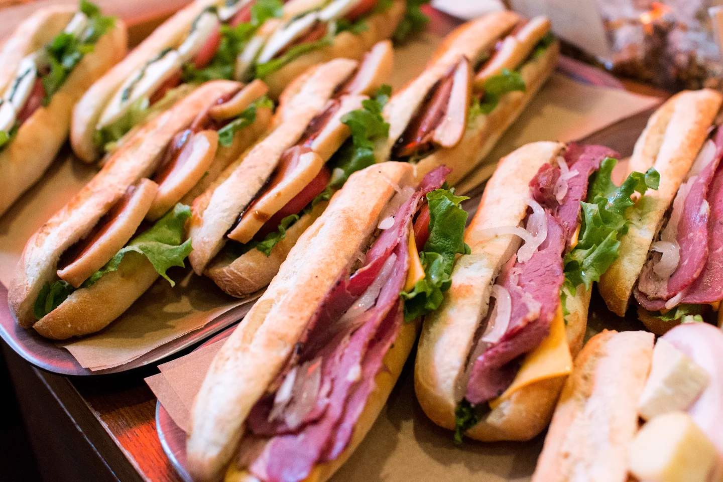 暑い季節は、バゲットサンド、サンドイッチがとても好評です(2025.07.03)