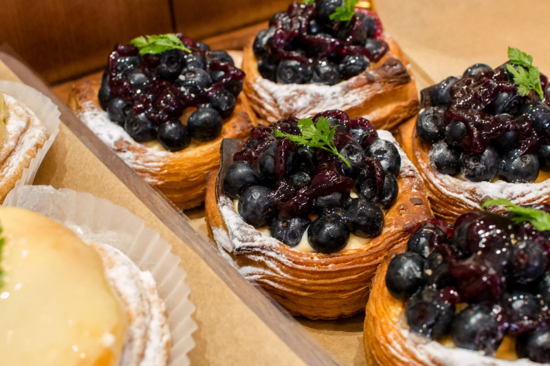 ブラウベルグでは3種類の季節限定デニッシュ・パイをご用意しています（2025.07.30）