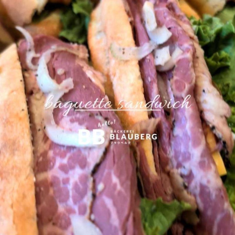 本日も朝からバゲットサンドから食パンサンドまで豊富にご用意しています（2025.08.27）