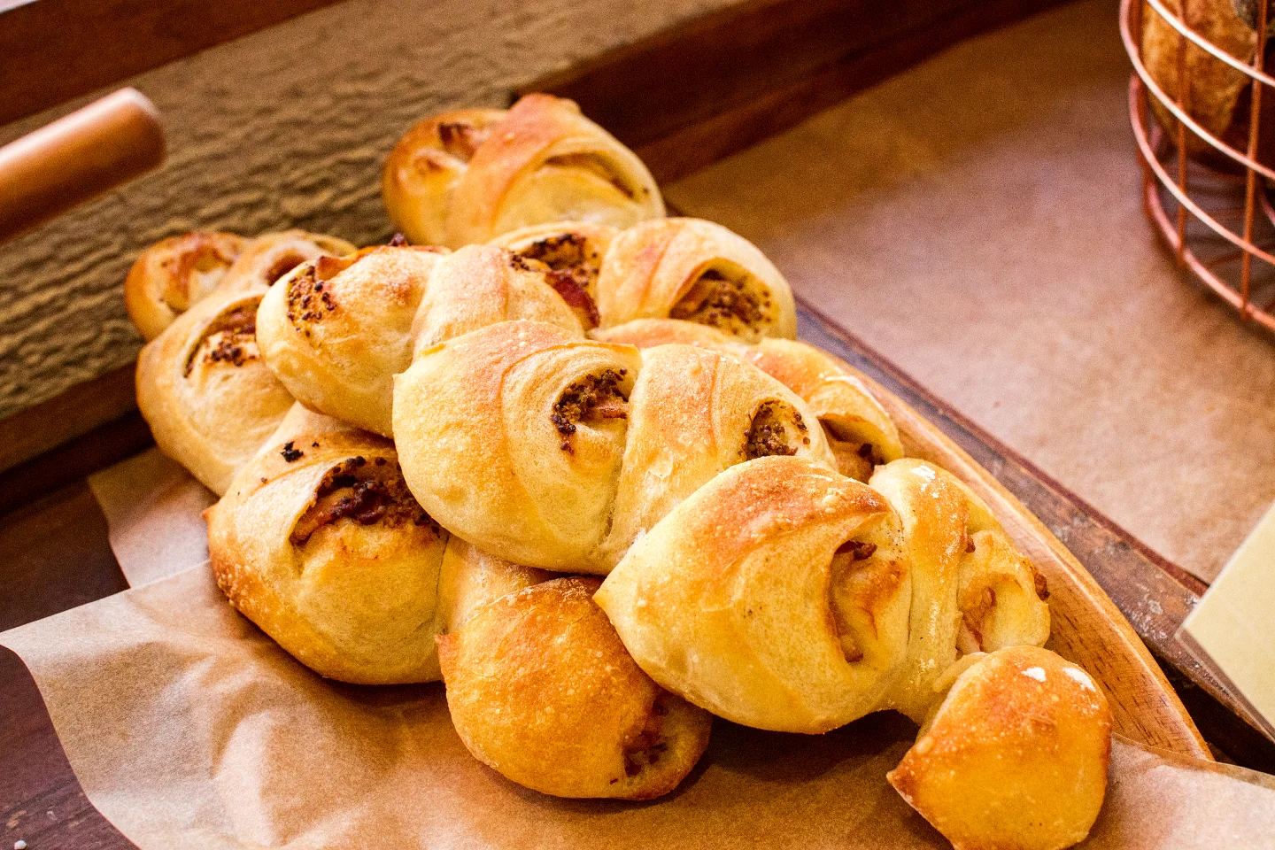 ベーコンエピ焼き上がっています（2025.07.13）